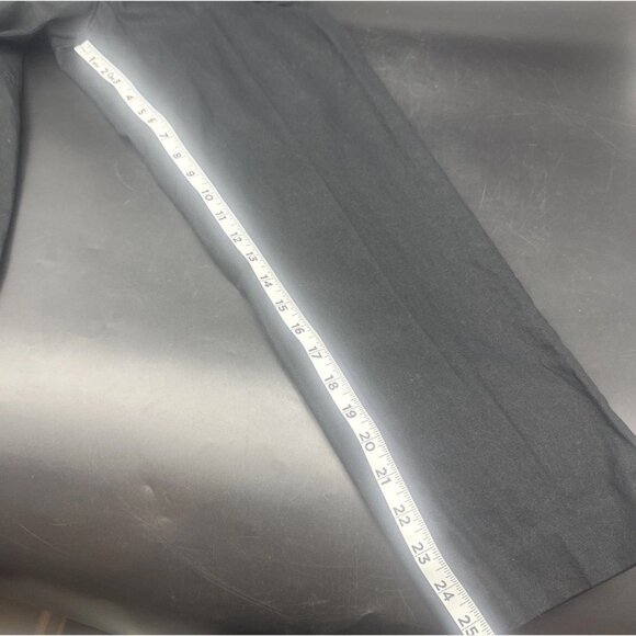 J Crew Womens Black Linen Blend Ankle Straight Leg Pants Sz 00 NEW - Picture 10 of 11